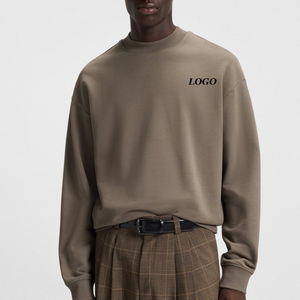 Sudadera Holgada para Hombre con Logotipo Personalizado, Diseño Casual y Moderno para Ropa Urbana / Servicio OEM, Diseño de Mangas Largas - Product Image 1