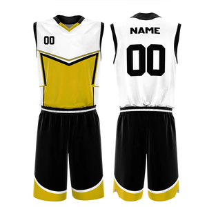 ชุดบาสเก็ตบอลราคาแข่งขันได้ ปริมาณสั่งซื้อขั้นต่ำน้อย ระบายอากาศได้ดี สวมใส่สบาย ออกแบบลายแบบซับลิเมชั่นตามสั่ง - Product Image 1