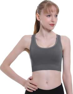 Sujetadores Deportivos Suaves de Alta Calidad para Mujer, Acolchados, de Alto Impacto, Sin Costuras, con Espalda Cruzada, Tops de Entrenamiento, Ropa Deportiva para Gimnasio - Product Image 5