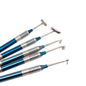 Juego de herramientas quirúrgicas dentales manuales con elevador de periostio, instrumento de gestión de tejido de implante de solapa lingual para dentistas - Product Image 4