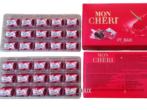 Dulces de Chocolate de Lujo Mon Cheri en Forma Sólida con Ingredientes de Frutas, Empaquetados a Granel y Ofrecidos a Precio de Mayoreo para Compradores - Product Image 3