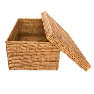 Rectangular <b>Storage</b> <b>Box</b> with Lid Handmade <b>Storage</b> <b>Box</b> Eco-Friendly Natural Home and Home Decor Wholesale from Vietnam - Product Image 1