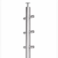 Poteau de balustrade en acier inoxydable antirouille Zhuo Ye pour balcon extérieur, colonne de support verticale pour balustrade en verre