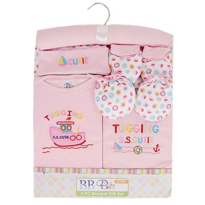 Conjunto de Regalo para Bebé Recién Nacido (8 Piezas) - Rosa - Product Image 1