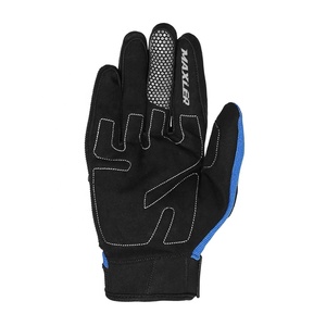 Gants de course en cuir véritable pour homme, résistants, courts, pour le ski, le motocross, la moto, le vélo, avec logo - Product Image 3