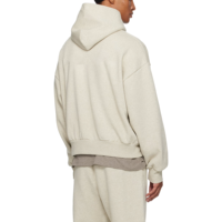 Yüksek Kalite %100 Pamuk Kışlık Kalın Polar Büyük Beden Düz Renk Nefes Alabilen Cepli Özel Logolu Unisex Büyük Beden Erkek Kapüşonlu Sweatshirt