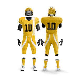 Uniforme de fútbol americano para hombre de calidad superior Quickdry 100% Material de poliéster Ligero Transpirable Logotipo personalizado - Product Image 5