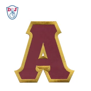 Custom Iron On Cloth Patches Greek Letter Patches Embroidered For Garment Accessories