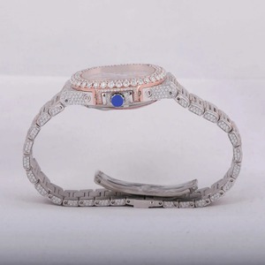 Montre Moissanite personnalisée avec testeur de diamants DEF couleur VVS montre glacée Hiphop montre Moissanite pour hommes - Product Image 4