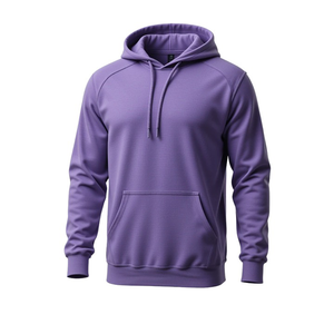 เสื้อฮู้ดผู้ชายแบบสวมหัวมีฮู้ดผ้าคอตตอนซักได้ไซส์พิเศษ - Product Image 4