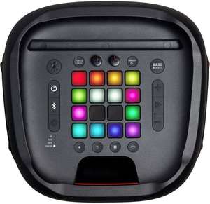 SALES FOR partyBox 1000 High Power Wireless <b>Bluetooth</b> Party <b>Speaker</b> Black 1100W Pro Sound LED <b>Light</b> Show DJ Pad Mic and Guitar - Product Image 2