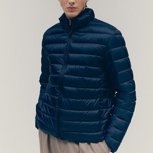 Blouson d'hiver matelassé pour homme de qualité supérieure, fermeture éclair sur le devant, couleur unie, réfléchissant, sécurité, haute visibilité, luminescence nocturne, chaud, matelassé - Product Image 3