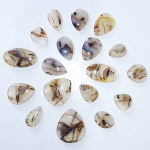 อัญมณีหลวมอาเกตแมนตาน่าธรรมชาติ การทําเครื่องประดับอาเกตแมนตาน่าคาโบชองส์ที่สวยงาม และอัญมณีขัดเงาด้วยมือที่ดี - Product Image 5