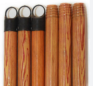 Mangos de escoba de madera de eucalipto de primera calidad, recubiertos de PVC, duraderos y con acabado suave - Product Image 4