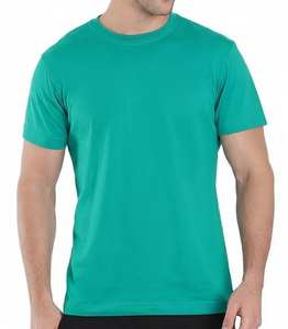 Camiseta de Hombre al por Mayor de Alta Calidad, 100% Algodón, Tejido de Punto, Ecológica, Transpirable, Diseño Personalizado, Talla Grande - Product Image 1