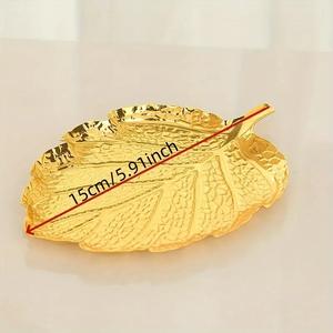 Proveedor de platos de metal pulido brillante Bandeja de servicio de metal con acabado dorado Fabricado en India - Product Image 2