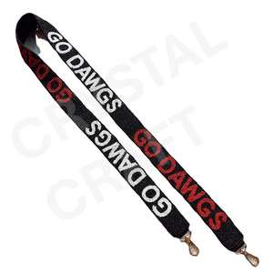 Customizable <b>White</b> Gold Seed Bead Bag Straps Fashion Accessories with Unique Shape and Design Beaded <b>Purse</b> Strap - Product Image 1