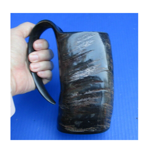 Water Buffalo Horn Beer <b>Mug</b> Customized Size Drinkware Modern Buffalo Horn Drinking Beer <b>Mug</b> - Product Image 3