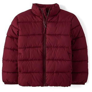 Veste matelassée d'hiver personnalisée pour hommes, bombardier en toile de haute qualité à col montant et à bulles, coupe-vent et imperméable, pour les sports de plein air - Product Image 1