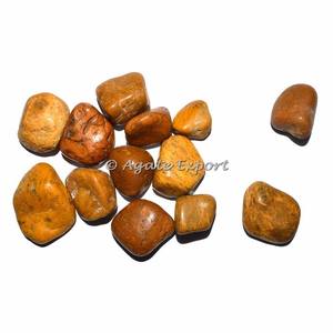 Vente en gros d'agate blanche polie pierres de galets cristal naturel dégringolé produits spirituels pierres précieuses style d'amour - Product Image 5