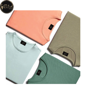 T-shirt à manches courtes pour homme, haut de gamme, respirant, anti-boulochage, tendance, marques de luxe, mélange polyester/coton - Product Image 2