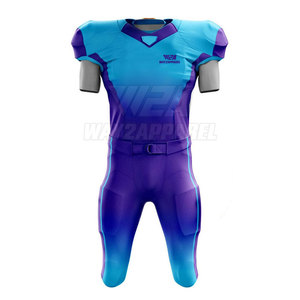 Diseña tu logotipo Ropa Uniforme de equipo de fútbol americano Ropa de práctica transpirable Uniforme de fútbol americano para hombres - Product Image 1