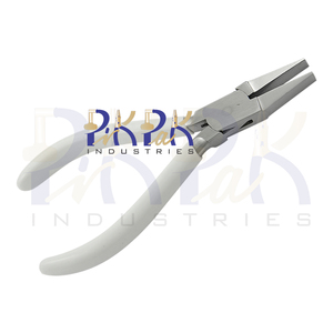 160Mm Mũi Phẳng Plier Mịn Hàm PVC Xử Lý Nhiệm Vụ Nặng Nề Dây Gói Kìm Đối Với Trang Sức Làm Uốn Tóc Bồng Câu Cá Mùa Xuân - Product Image 4