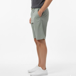 Pantalones Cortos Casuales de Verano Transpirables y Ecológicos de Primera Calidad, 52% Algodón, 45% Lino, 3% Elastano, Cintura Media, Elásticos - Product Image 3