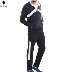 Custom Men's Casual Streetwear Two-Piece Sets Elastic Waist Hooded Sweatshirt Track Suit Flat <b>Stacked</b> Tracksuits Cargo <b>Joggers</b> - Product Image 3