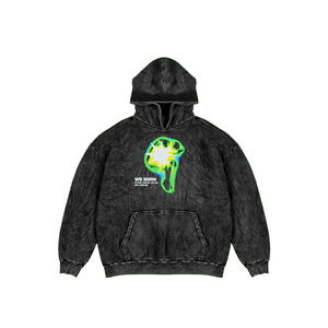 Vente en gros de haute qualité 450 GSM Hoodies broderie personnalisée Patch travail dernier modèle hommes femmes OEM ODM - Product Image 6