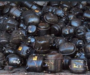 Compresor de refrigerador de CA barato chatarra compresor de refrigerador usado chatarra - Product Image 1