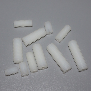 Nhà Sản Xuất Trực Tiếp Nylon Pa66 Không Đầu <span class=keywords><strong>Grub</strong></span> Đặt Vít M3-M12 Trắng Và Đen Din916 Nhựa Bu Lông - Product Image 3