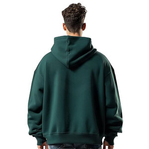 2025 hommes de haute qualité 100% coton biologique surdimensionné hiver sweat à capuche motif solide respirant ODM approvisionnement impression numérique meilleur - Product Image 6