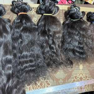 Acheter des extensions de cheveux humains meilleurs paquets de cheveux Remy vierges lisses naturels de qualité supérieure - Product Image 5