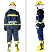 Combinaison de pompier Nomex personnalisée avec logo OEM, équipement de sauvetage d'urgence, vêtements de pompier Nomex, vêtements de lutte contre l'incendie