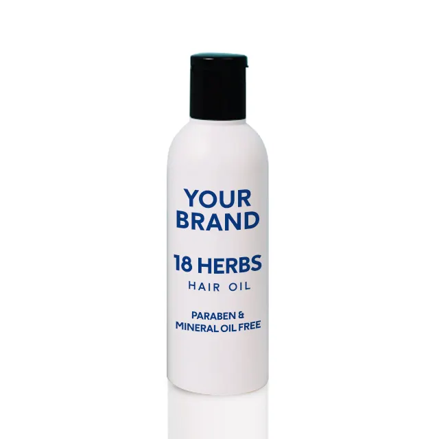 Your Brand 18 HERBS HAIR OIL | PARABEN & MINERAL OIL FREE - 210ml