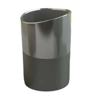 กระถางต้นไม้โลหะรูปทรงกระบอกสีทอง & สีเทาทำด้วยมือสำหรับตกแต่งต้นไม้เขียวขจี - Product Image 5