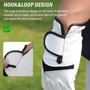 Gants de golf Cabretta perforés flexibles avec logo d'impression de broderie personnalisé et personnalisation d'étiquettes - Product Image 6