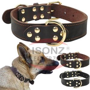 Ensemble de colliers et laisses en cuir pour chien - Product Image 1