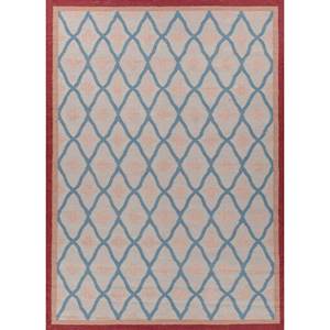 พรมอัลฮัมบรา ไอวอรี่ แฟลตวีฟส์ วูล คิลิม ทำมือ รูปทรงสี่เหลี่ยมผืนผ้า ลายเพชร สำหรับบ้าน สำหรับโถงทางเดิน ข้างเตียง ห้องนั่งเล่น-ADWL-13208 - Product Image 1