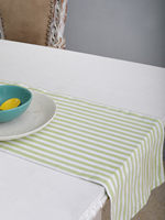 100% coton fil teint chemin de table vert rayure luxe moderne tissé Technique rouge Web maison hôtel cuisine fêtes de mariage en plein air