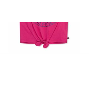 Camiseta Rosa para Niña Pequeña de Tommy Hilfiger con Estampado de Logotipo y Lazo Delantero, Talla 3T - Product Image 3