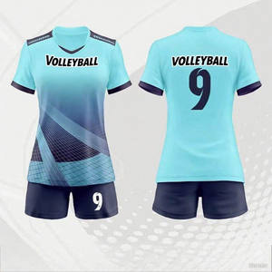 Uniforme de voleibol con impresión por sublimación, tela de poliéster de alta calidad, ideal para escuelas, universidades y competiciones de clubes deportivos. - Product Image 6
