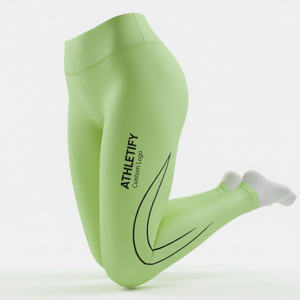 เลกกิ้งโยคะพิมพ์ลายเอวสูงยืดใส่สบายสำหรับยิมวิ่งโยคะและฟิตเนสชุดออกกำลังกายแบบมีสไตล์สำหรับไลฟ์สไตล์ - Product Image 1