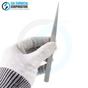 Pinzas de punta recta de alta calidad, Grado Profesional de acero inoxidable para uso en salón y modelado de vello facial detallado - Product Image 6