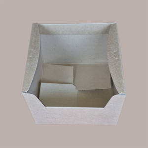 Prestige Havana Juego de cajas de papel de 5 piezas con tapa transparente 245x245H180 para decoraciones navideñas - Product Image 6