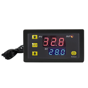 Controlador de Temperatura Digital con Doble Pantalla AEK-Tech W3230 12V DC, Termostato con WiFi y USB - Product Image 1