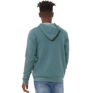 Sweats à capuche en coton 100% zippés pour hommes avec logo personnalisé Pull premium lourd Nouveau sweat à capuche zippé avec logo personnalisé - Product Image 3