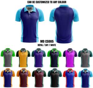 Chemises polo unisexes personnalisées en polyester respirant à séchage rapide, impression par sublimation intégrale, manches courtes, grande taille, course de moto - Product Image 2