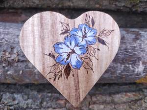 Caja de Joyería en Forma de Corazón de Madera Maciza Premium, Caja de Madera Hecha a Mano para Guardar Joyas, Decoración del Hogar, Regalo - Product Image 5